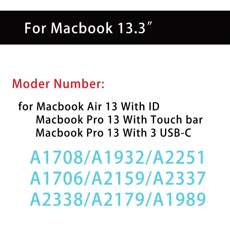 MacBook Screen Protector – Ultra-Clear Soft Film for Air & Pro 11–16"