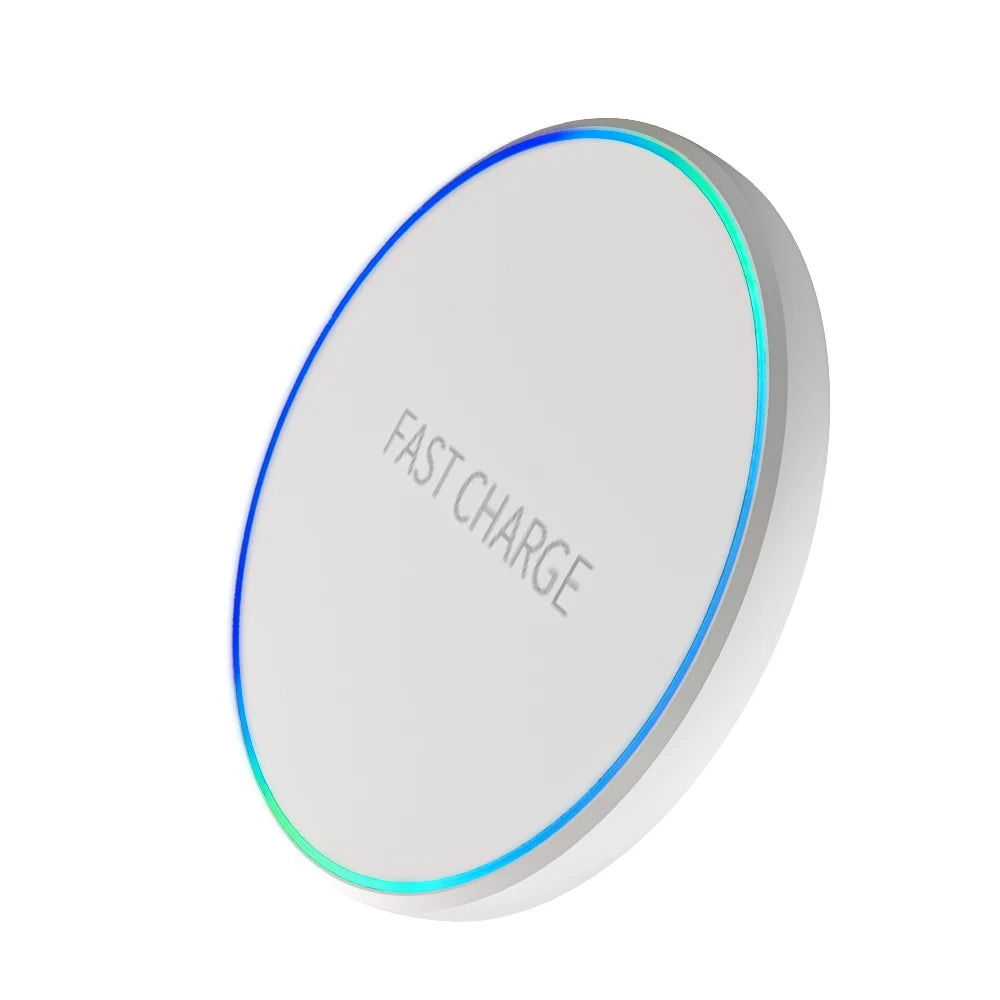 Wireless Charging Pad — Qi Fast Charge for Phone, Watch & Earbuds