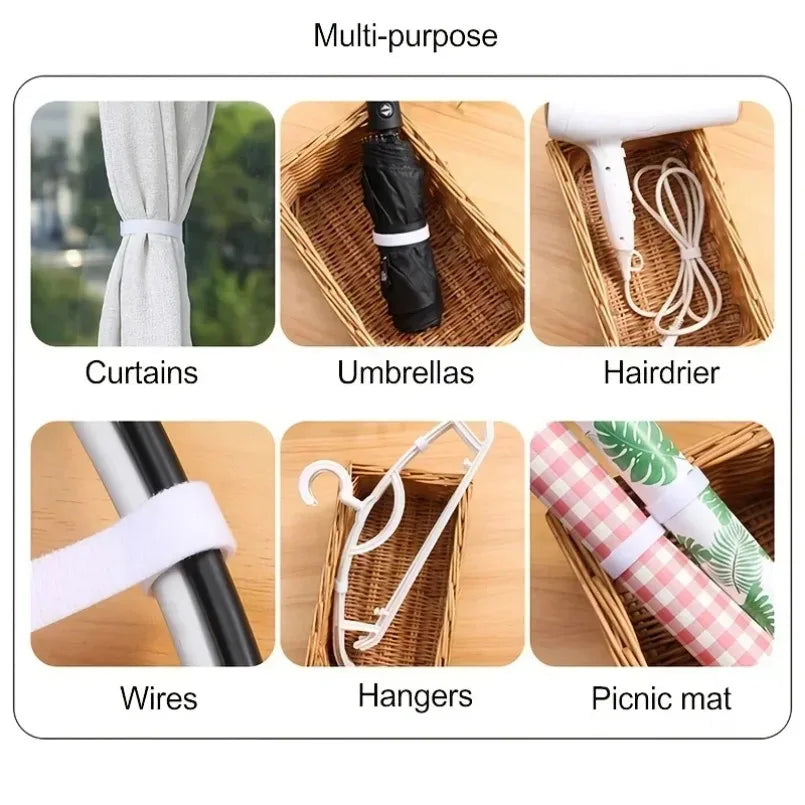 Reusable Cable Winder Tape – Nylon Hook & Loop Roll, 5m