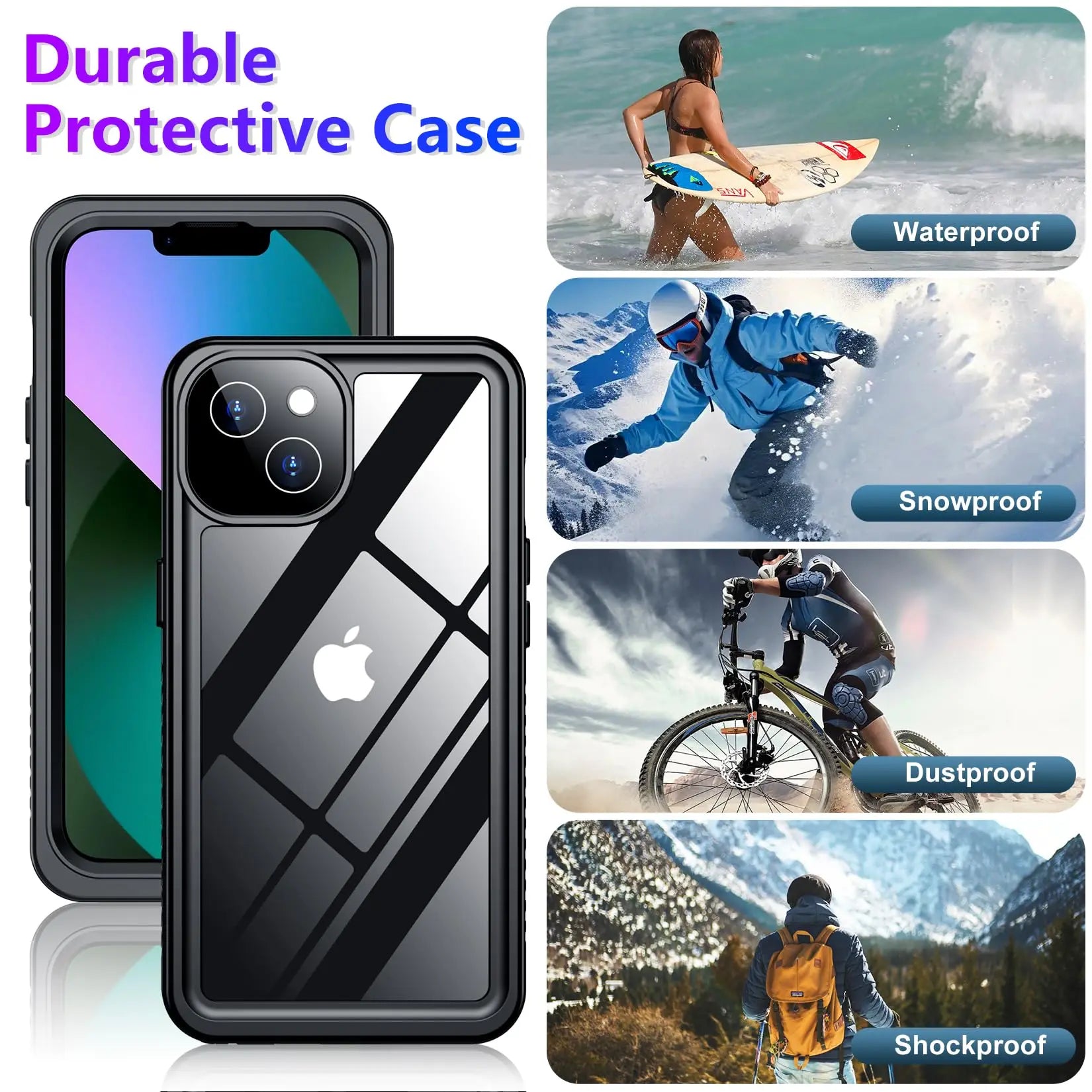 IP68 Waterproof Phone Case — Full Protection for iPhone 13–17
