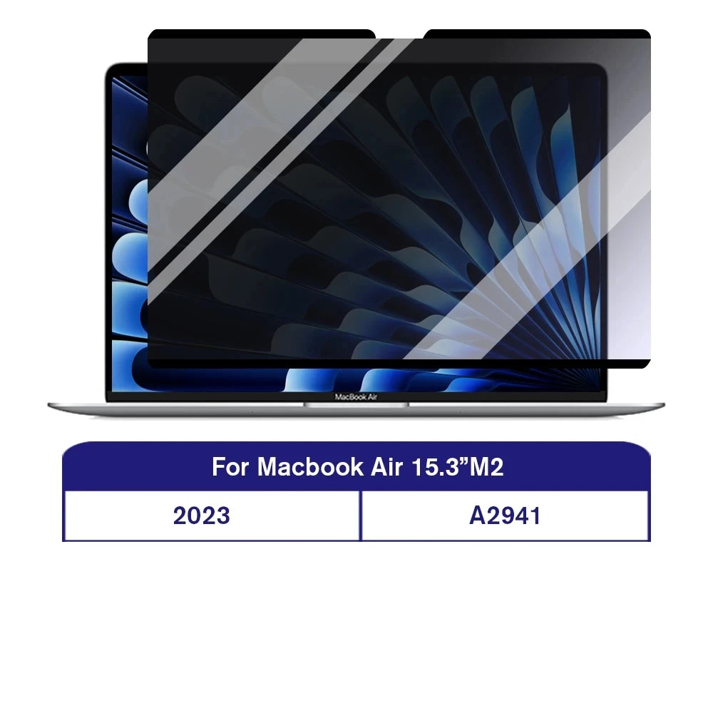 Magnetic Privacy Screen Protector for MacBook – Anti-Peep Filter, Air & Pro