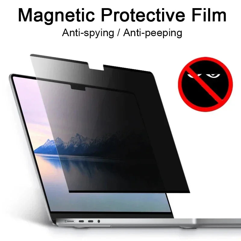 Magnetic Privacy Screen Protector for MacBook – Anti-Peep Filter, Air & Pro
