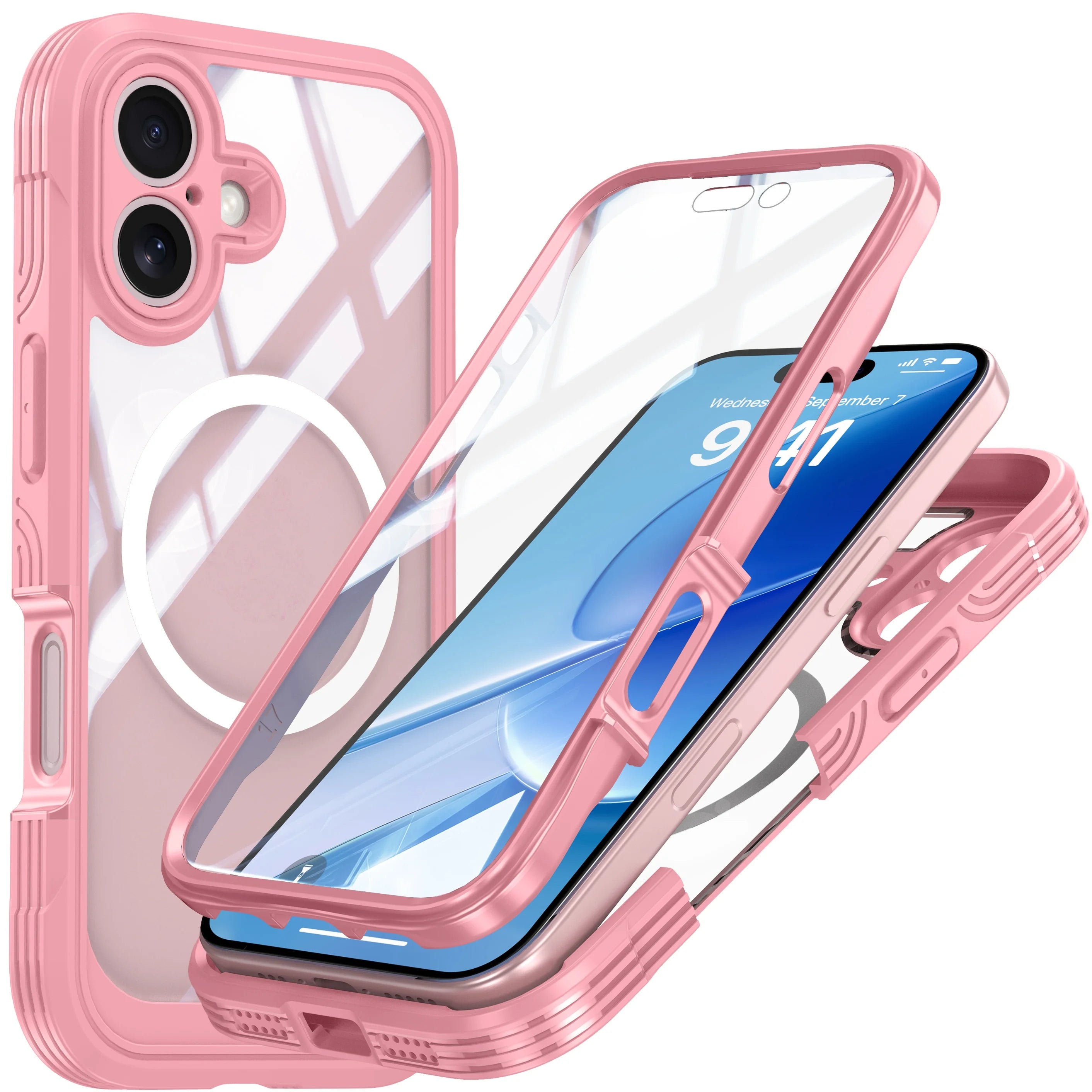 360° Full-Coverage iPhone Case — Shockproof for iPhone 14–17