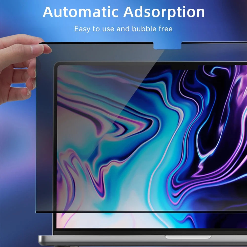 Magnetic Privacy Screen Protector for MacBook – Anti-Peep Filter, Air & Pro