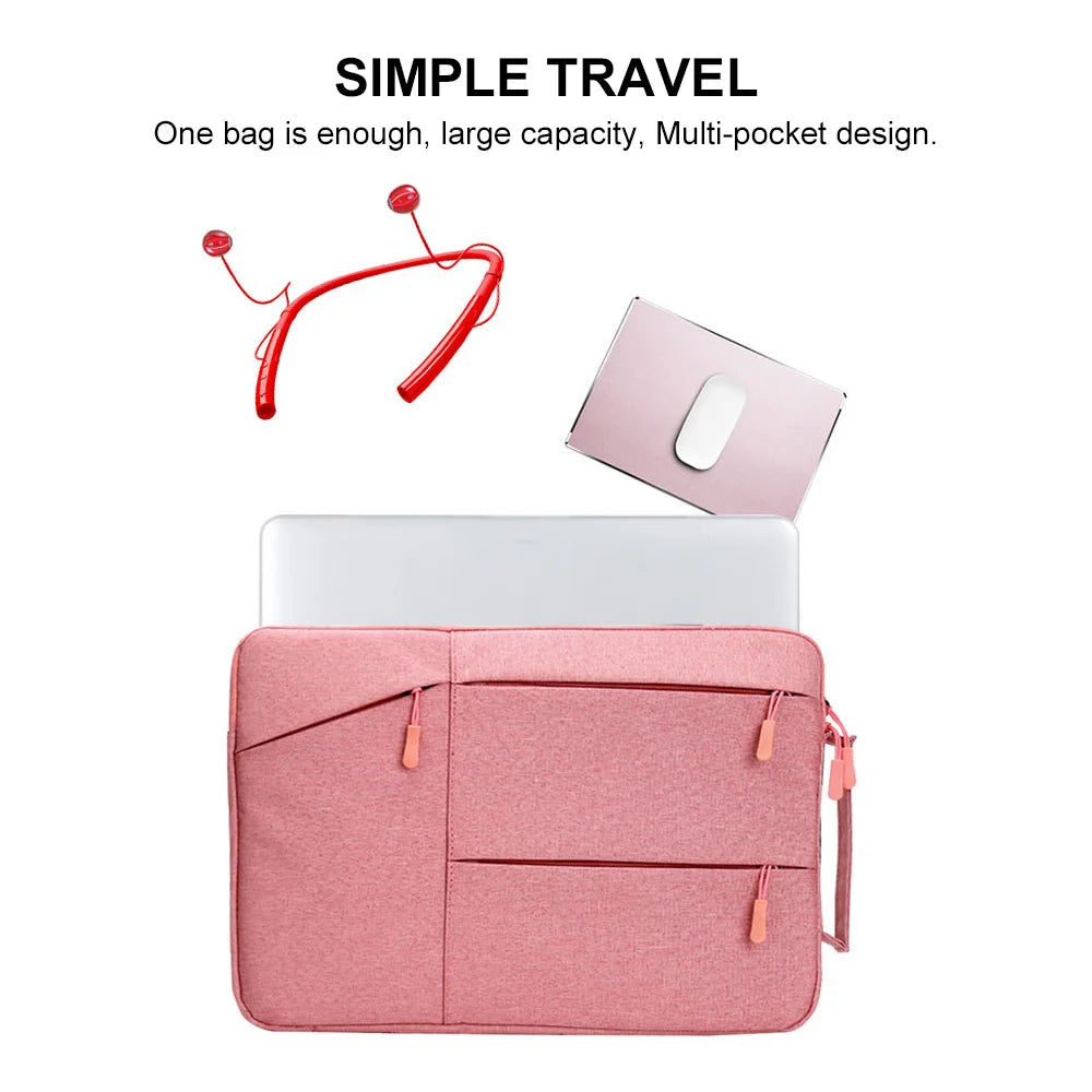 Waterproof Laptop Sleeve Bag – 12" to 16", Fits MacBook, Lenovo & More