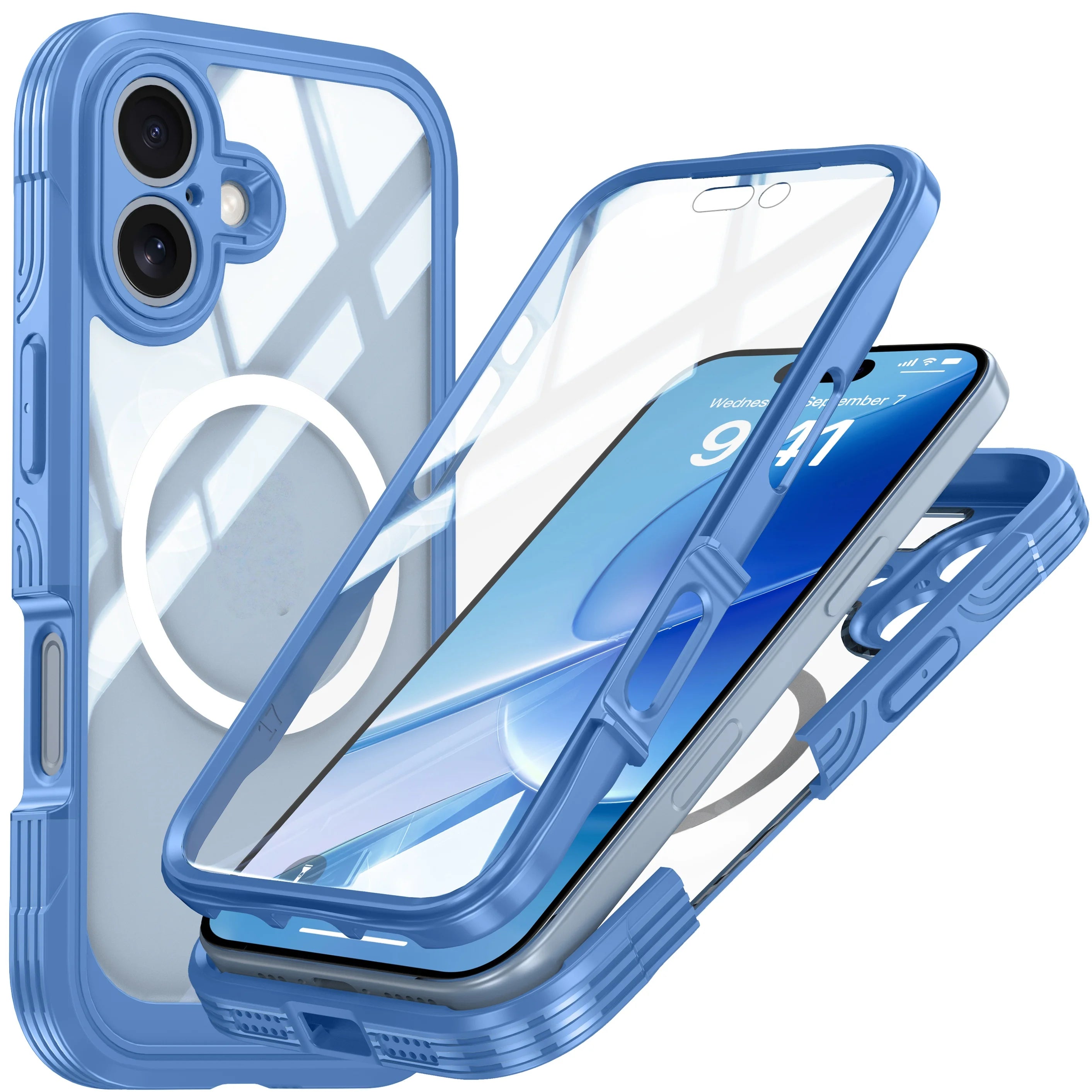 360° Full-Coverage iPhone Case — Shockproof for iPhone 14–17