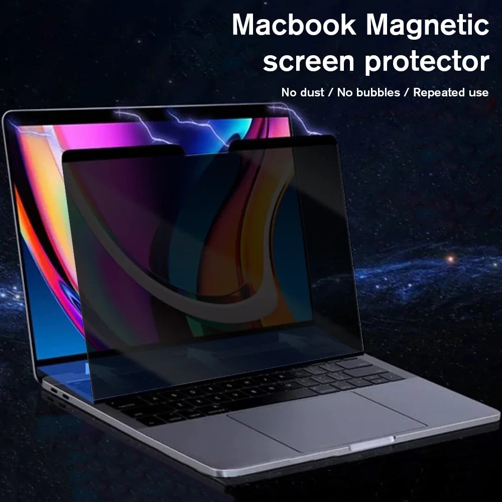Magnetic Privacy Screen Protector for MacBook – Anti-Peep Filter, Air & Pro