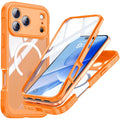 360° Full-Coverage Shockproof iPhone Case — Acrylic + TPU for iPhone 14–17
