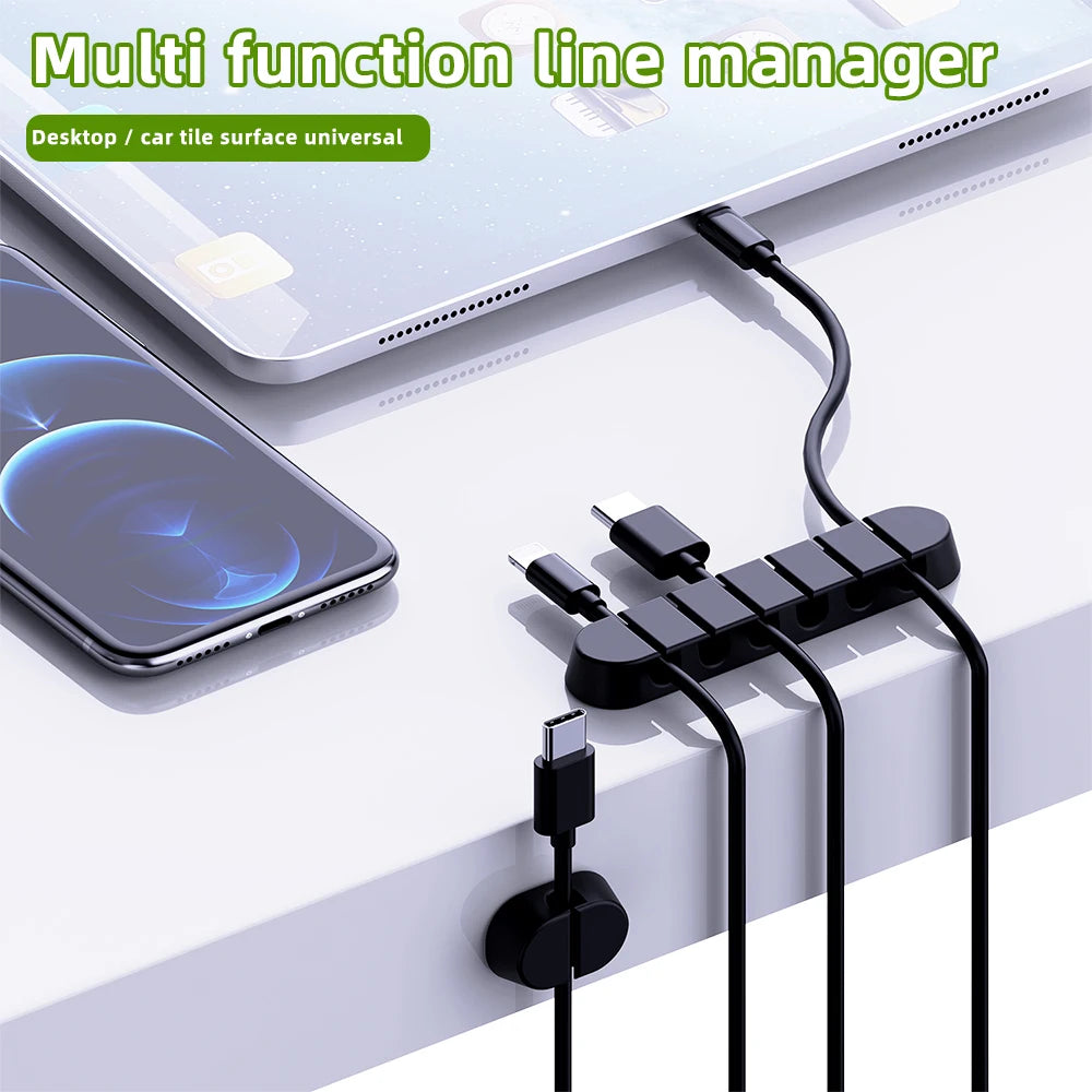 163-Piece Cable Management Kit – Clips, Sleeves & Adhesive Cord Holders