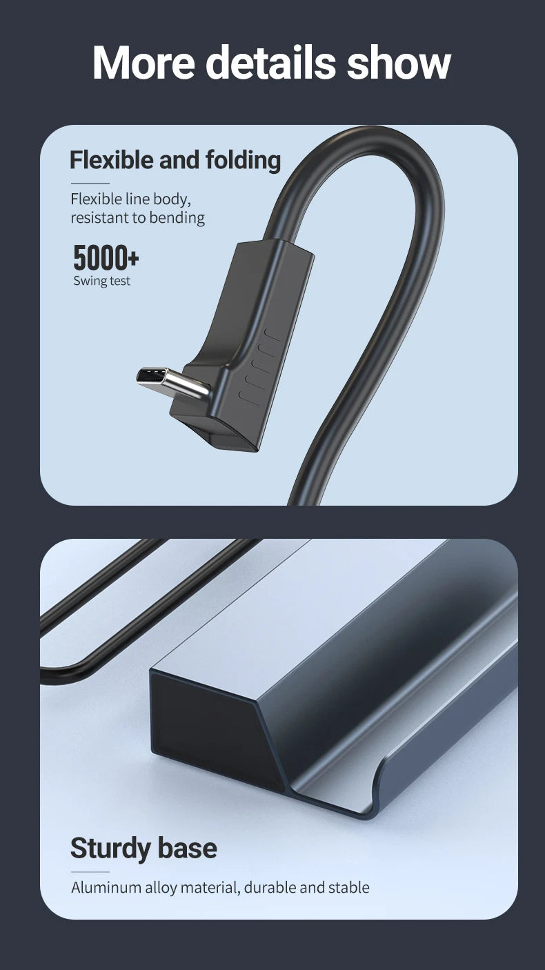 5-in-1 USB-C Docking Station – 4K HDMI, 100W PD, USB Hub for Switch, Steam Deck & Laptops