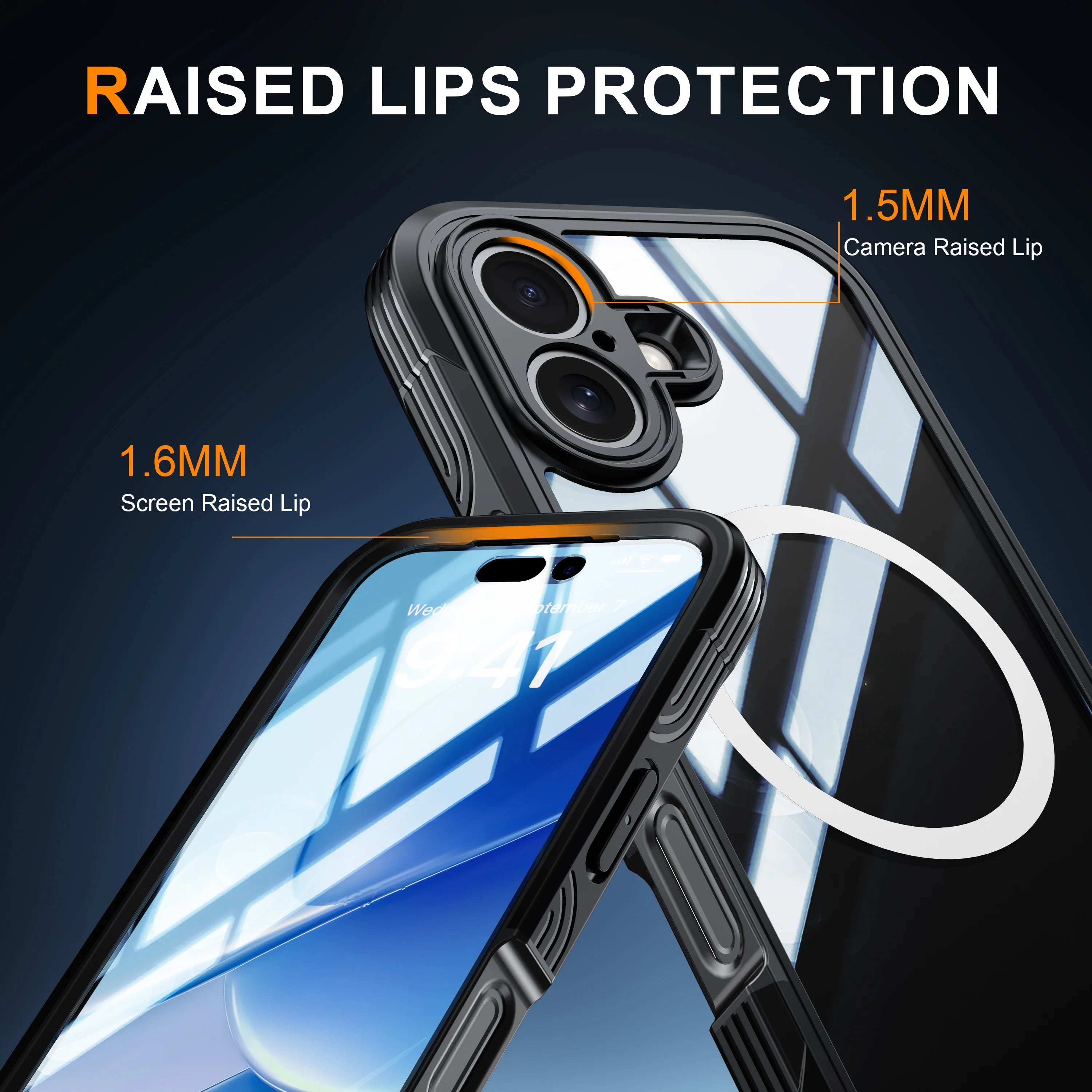 360° Full-Coverage iPhone Case — Shockproof for iPhone 14–17