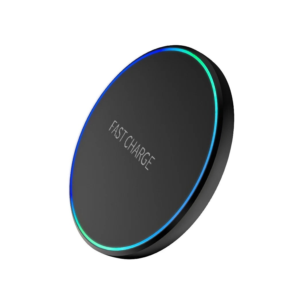 Wireless Charging Pad — Qi Fast Charge for Phone, Watch & Earbuds