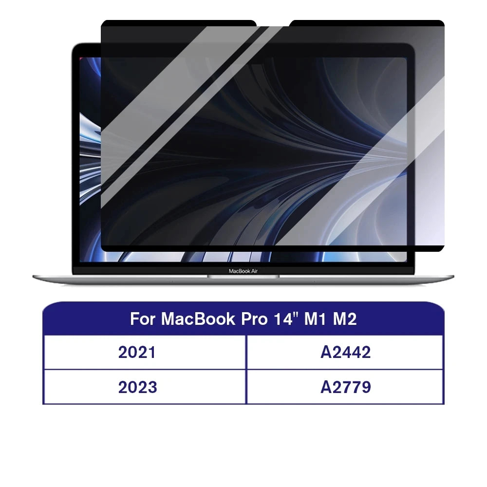Magnetic Privacy Screen Protector for MacBook – Anti-Peep Filter, Air & Pro