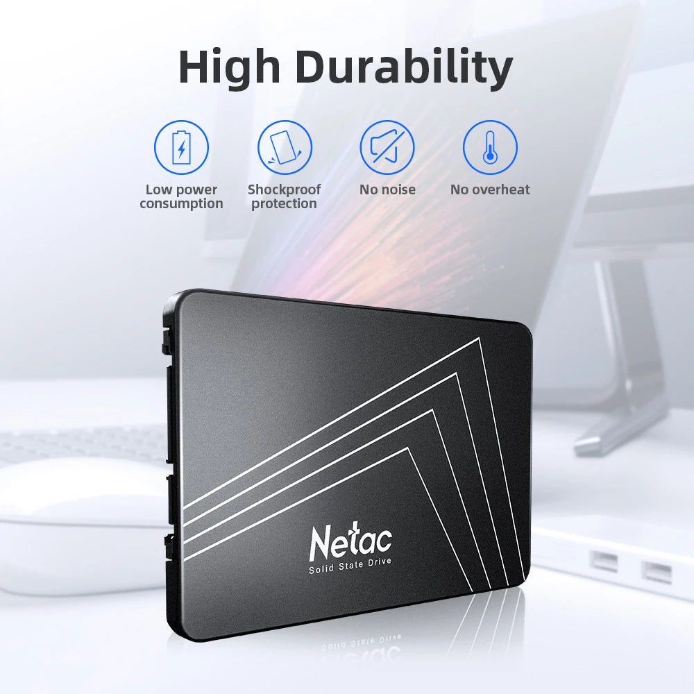 Netac Internal SSD — Up to 2TB SATA3 for Laptop & Desktop