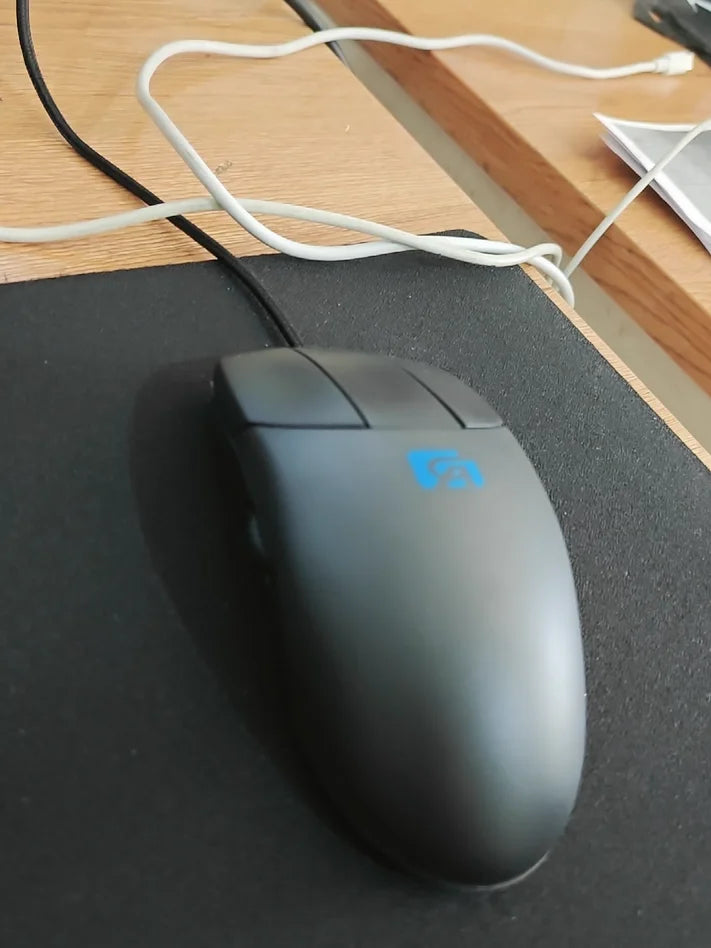 MiFuny Wired CAD Mouse — 1600 DPI, 3-Button Side Scroll, Ergonomic for Drawing & Modeling