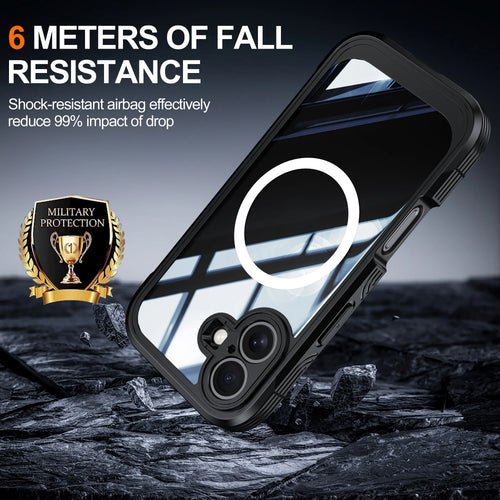 360° Full-Coverage iPhone Case — Shockproof for iPhone 14–17