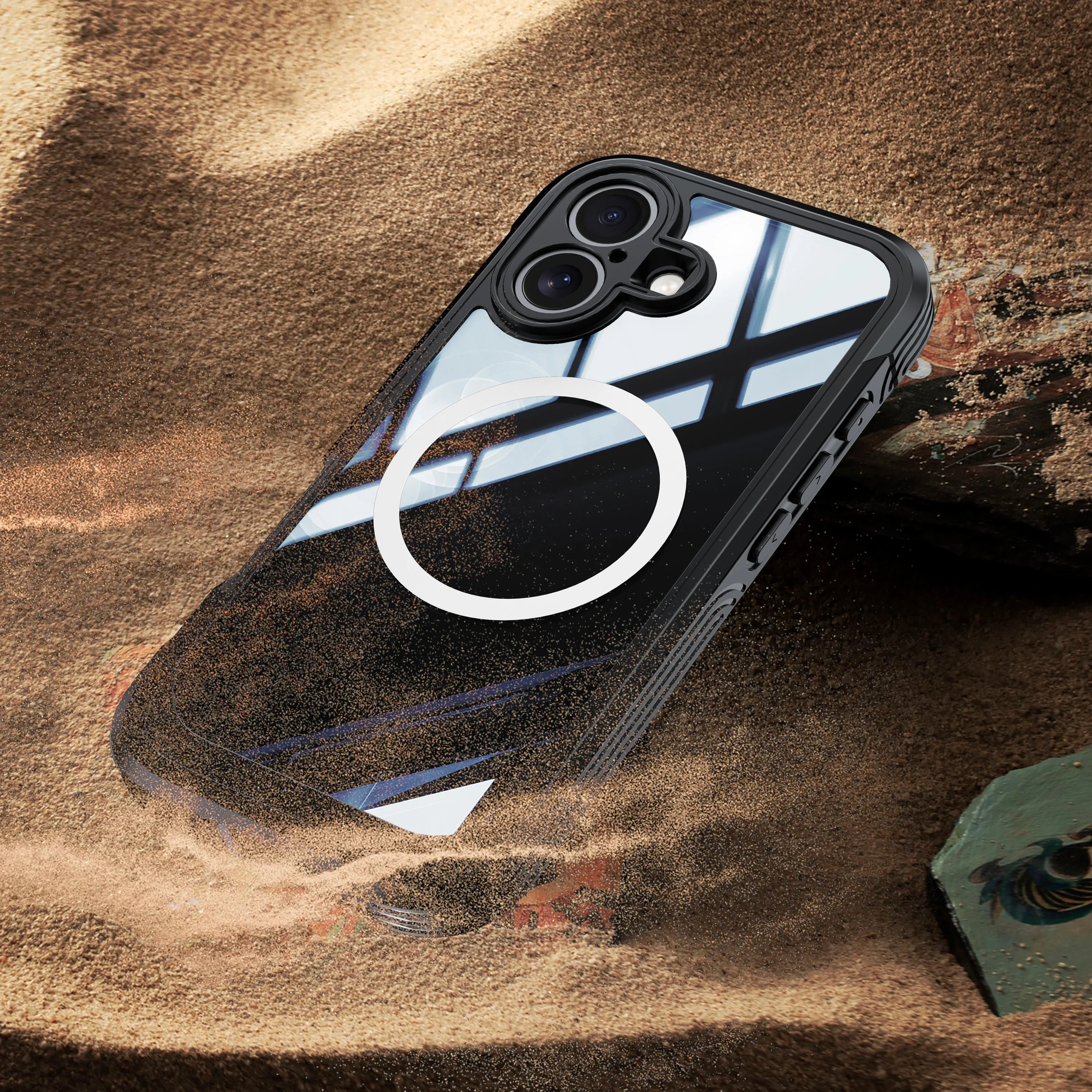 360° Full-Coverage Shockproof iPhone Case — Acrylic + TPU for iPhone 14–17